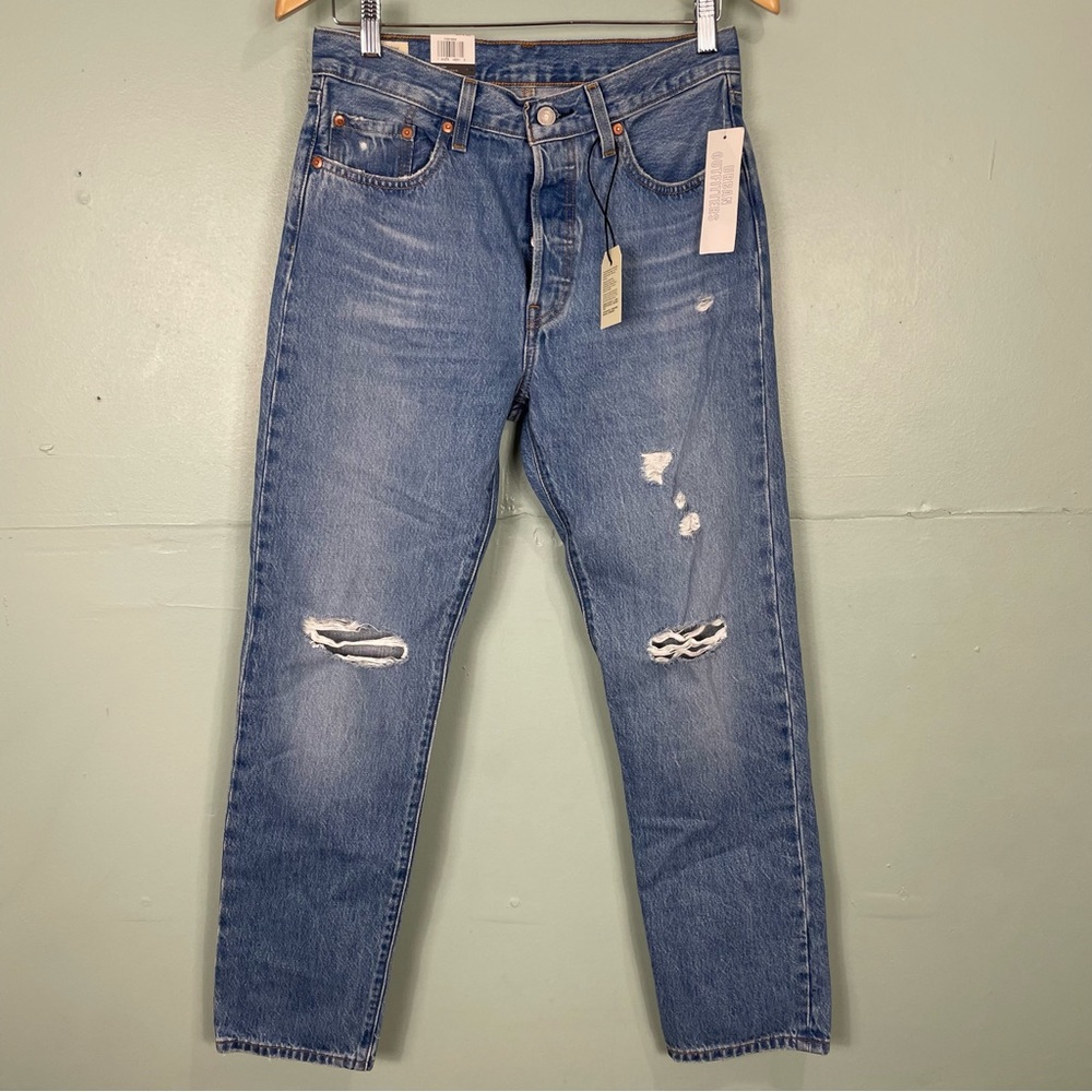 Levi’s 501 Women’s Original High Rise‎ Straight Leg New Size 29x30